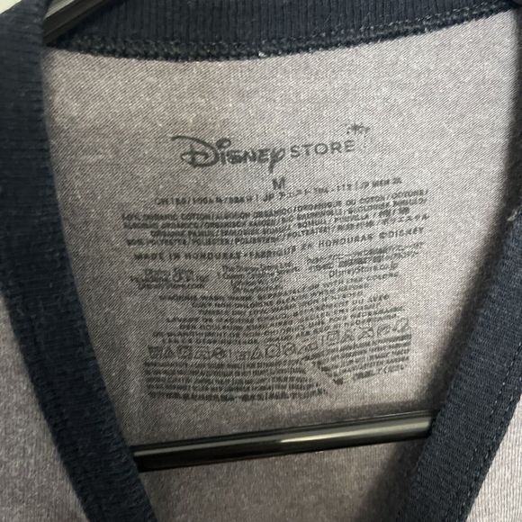 Mickey Mouse Mens Graphic Disney T Shirt Gray Short Sleeve Medium Spell Out VGC - Picture 6 of 9